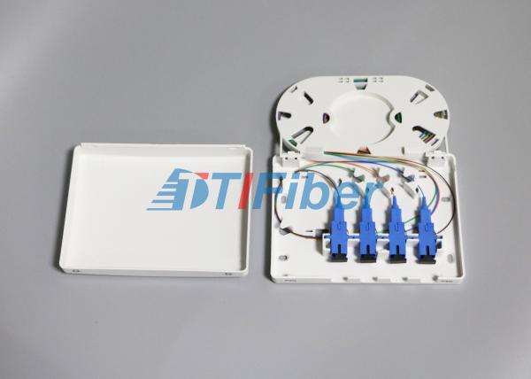 Buy cheap 4 Port SC FC ST LC Indoor Fiber Optic Termination Box For FTTD Network from wholesalers