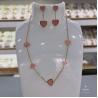 Buy cheap 14 Karat Gold Tone Stainless Steel Jewelry Love Heart Pendant Necklace from wholesalers