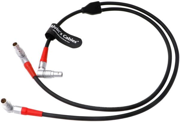 Dual-Motor-Cable For MDR Rotatable 4-Pin-Male To Dual 4pin Male Right-Angle