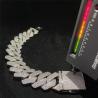 Buy cheap 18mm Vvs Moissanite Hip Hop Cuban Chain Bracelet Claw Setting 925 Sterling Silver from wholesalers