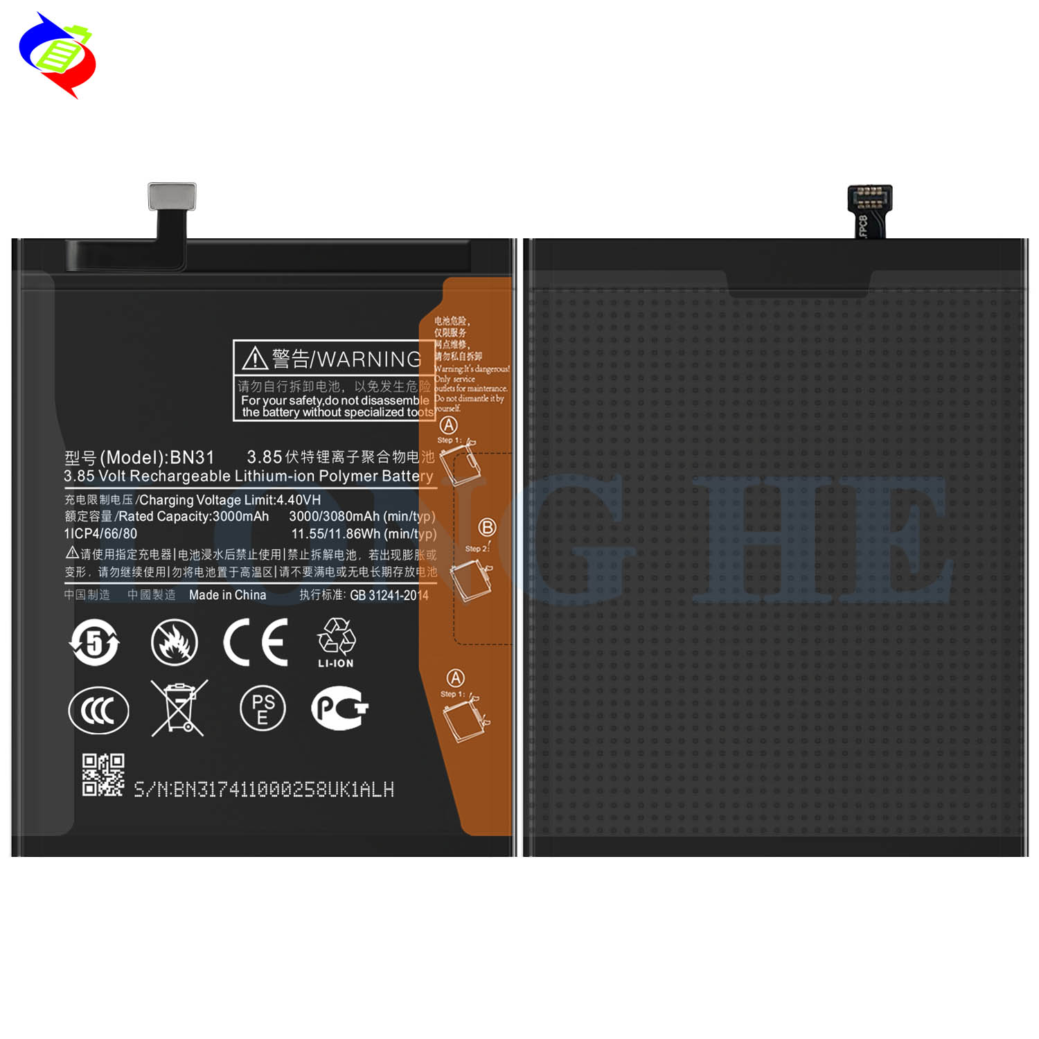 BN31 Battery for Red-MI Note5A Prime Mobile Phone Original A Guaranteed