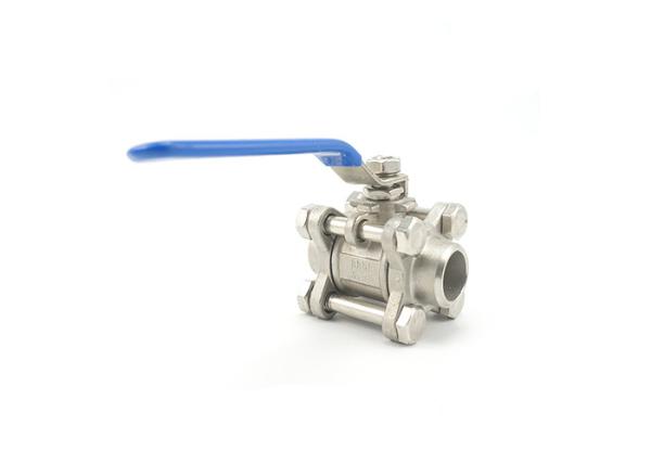 Buy cheap Forged Stainless Steel Valves Hygienic Ball Valves 3pcs Body Heat Resistance from wholesalers