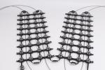 Outdoor Waterproof IP67 DC24V DMX512 P62.5 RGB Flexible Led Mesh Curtain