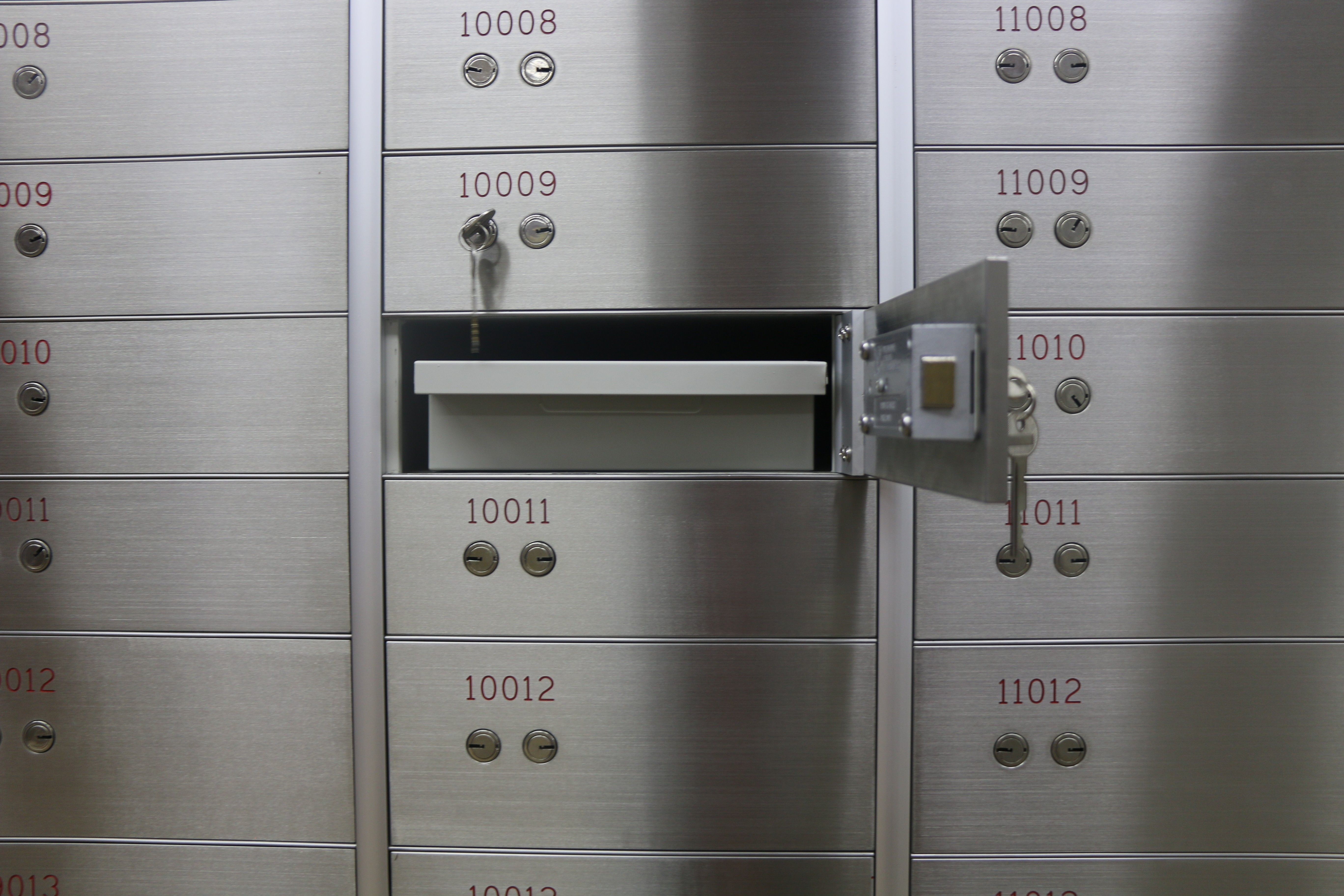 Various Colors ODM Service 10mm Door Bank Locker Box Lockable