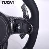 Buy cheap Silver Carbon Fiber Mercedes Benz Steering Wheel Perforated Leather Northern Europe from wholesalers