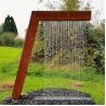 Buy cheap Outdoor Artificial Corten Steel Water Fountain 5ft Wide Rain Curtain Fountain from wholesalers