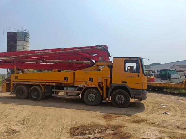Buy cheap Putzmeister 42m Hydraulic Concrete Pump on Benz Mercedes for Fast Concrete Delivery from wholesalers