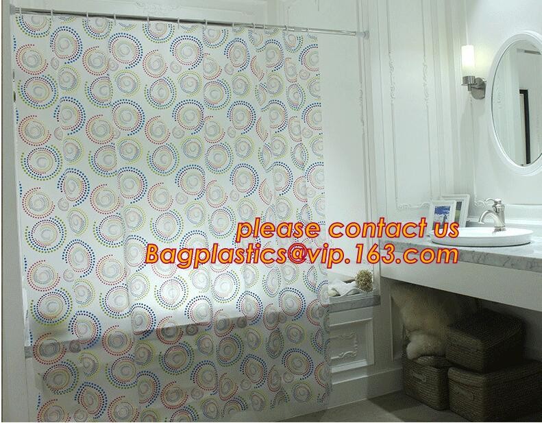 Stripe Hotel White Polyester Jacquard Shower Curtain,180x180cm maple leaf PEVA theme bathroom accessories shower curtain