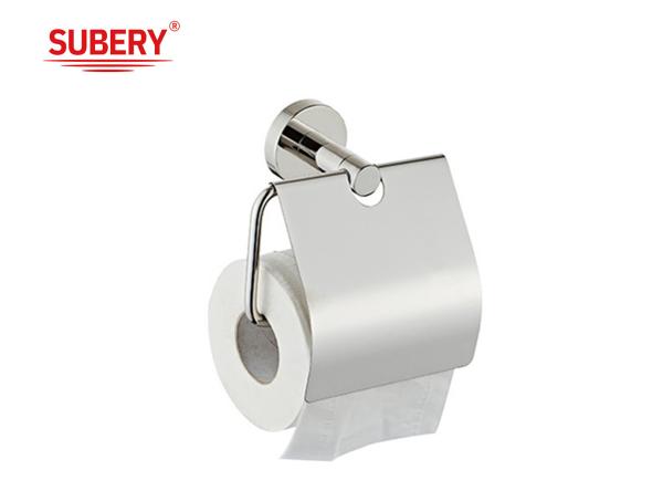 Buy cheap bathroom set 304SUS toilet paper roll holder tissue paper holder with lid from wholesalers