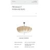 Buy cheap French Cream Bedroom Chandelier Japanese Style Living Room Dining Room Fabric Villa Wabi Sabi lamp(WH-AP-593) from wholesalers