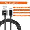 Buy cheap Cloth Braided USB Charging Cable Mini 8 Pin IPhone 5 6 7 8 X XS Compatible from wholesalers