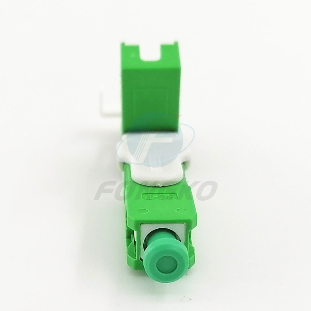 0.3dB Green Fiber Optic Fast Connector termination Sc/Apc For Test Equipment