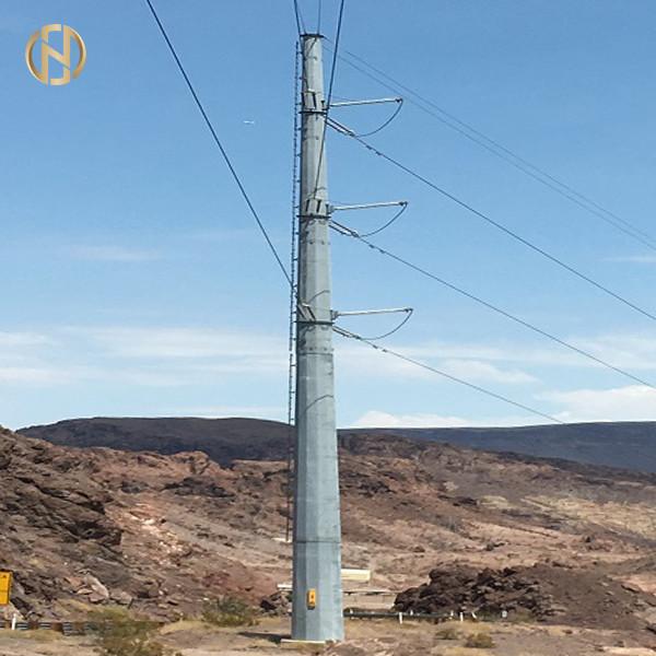 Buy cheap Galvanized Metal Power Pole NEA 105FT 110FT 30M 32M 138KV 132KV from wholesalers
