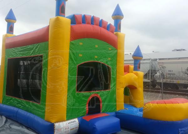 Buy cheap Safety Inflatable Jumping Castle / Magic Castle Bounce House 0.55mm PVC from wholesalers