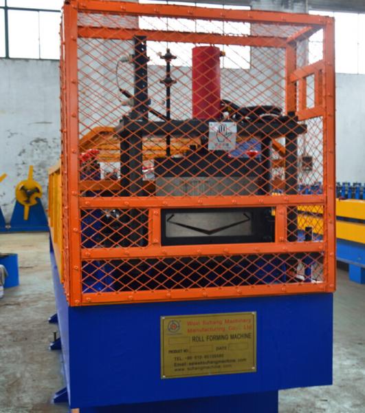 Colour Sheet Thickness 0.4-0.8mm Vally Gutter Roll Forming Machine 16 Stations