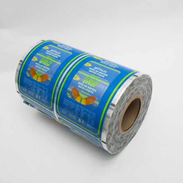 Buy cheap PET PE Lidding 340mm Evoh Food Packaging Film Printed Colors For Plastic Tray Lock Seal from wholesalers