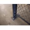 Buy cheap 2 Sides Wire Mesh Security Partitions Lockable Storage Cages Powder Coated from wholesalers