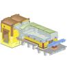 Buy cheap Mild Steel Flint ISO45001 200TPD Industrial Glass Furnace from wholesalers