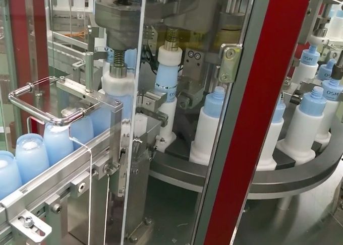 Cosmetic Automatic Filling And Capping Machine PLC Control 3600pcs/Hour Stable
