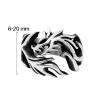 Buy cheap Men's Vintage Old Silver Plated Titanium Stainless Steel Dragon Ring (SA126) from wholesalers