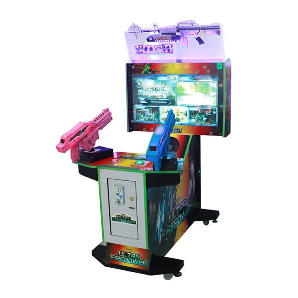 Buy cheap 22 Inch Screen Shooting Arcade Machines , Ultra Firepower Arcade With Pink Gun from wholesalers