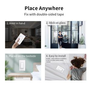 86*86*35mm Zigbee Touch Wall Switch Zigbee Lamp Switch