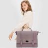 Buy cheap EASEGAVE WOMEN'S 17 INCH LAPTOP BRIEFCASE, VINTAGE PURPLE SAFFIANO ECO-LEATHER, MULTI-COMPARTMENT, 3 LB WEIGHT CAPACITY from wholesalers