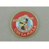 Buy cheap USS La Jolla Zinc Alloy Die Casting Personalized Coin, Antique Gold plating With Rope Edge from wholesalers