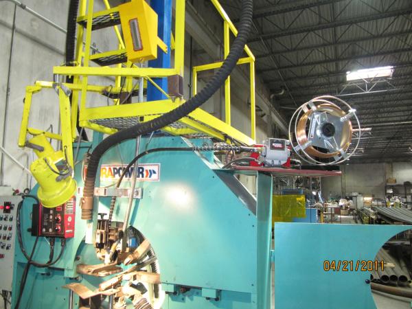 Tourist Hotel Road Light Pole Combined Machine Use SAW / MAG Automatic Welding