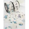 Buy cheap Flower Printed Personalized Organza Ribbon 4cm Flora Ivory Organza Ribbon from wholesalers