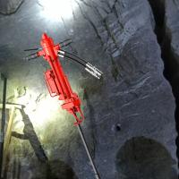 Buy cheap Portable Stable Hydraulic Rock Drill Energy Saving Air Slag removal product