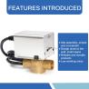 Buy cheap HVAC Control 2 Way Motorized Valve Pressure Relief Forged Brass from wholesalers