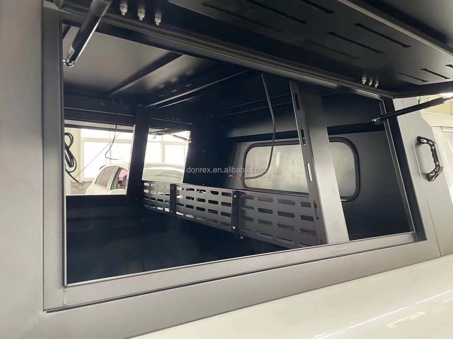 Waterproof Steel Truck Bed Rack System for Toyota Tacoma Canopies and Hardtop Covers
