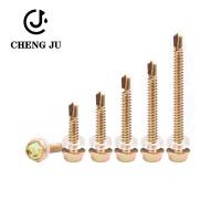 Buy cheap High Strength Zinc Plated Hexagon Socket Rubber Ring Drill Head Screws product
