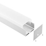 Three Sides Lighting Aluminium LED Profiles Suspended 55*50mm