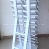Buy cheap 2050mm Height 320*480 mm Sample Display Rack , Glass Display Racks With White from wholesalers