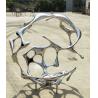 Buy cheap Contemporary Outdoor Garden Ornaments Stainless Steel Sculpture For Public Decoration from wholesalers