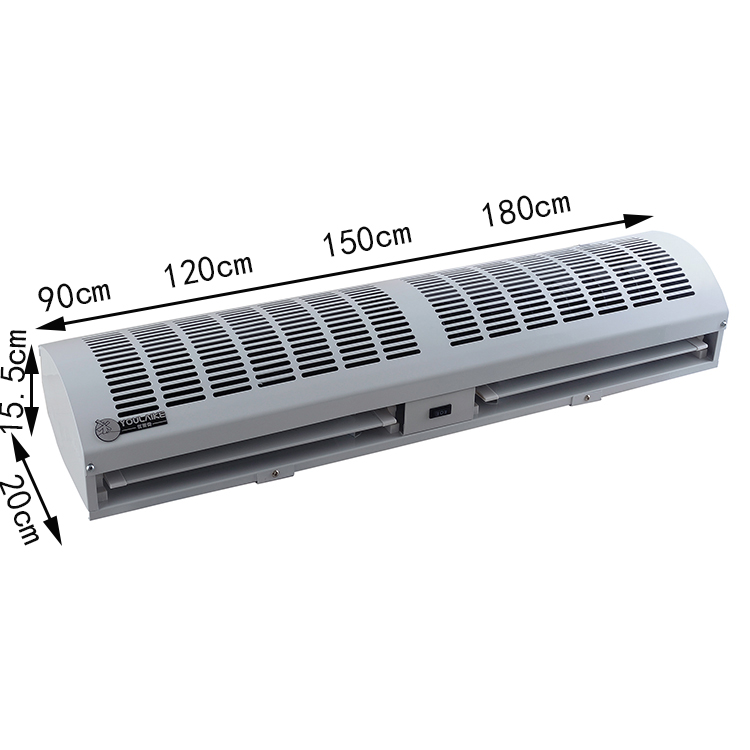 1700 Blowing Rate Window Air Conditioner Ventilation for Food Shops and Restaurants