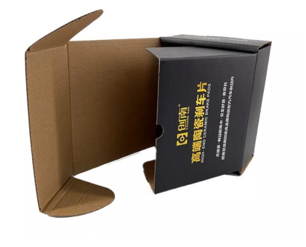 Buy cheap Corrugated Cardboard Black Shipping Boxes Small Debossing ISO9001 from wholesalers