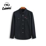 Buy cheap Plus Size Men Shirts Apparel Palm Panel Striped Print Long Sleeves from wholesalers