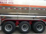 44m3 Aluminum Fuel Semi Trailer 3 Axle For Health Oil Transport 40T- 45Ton