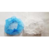 Buy cheap Disposable Non Woven Caps , Non Woven Bouffant Cap Non Toxic Latex Free product