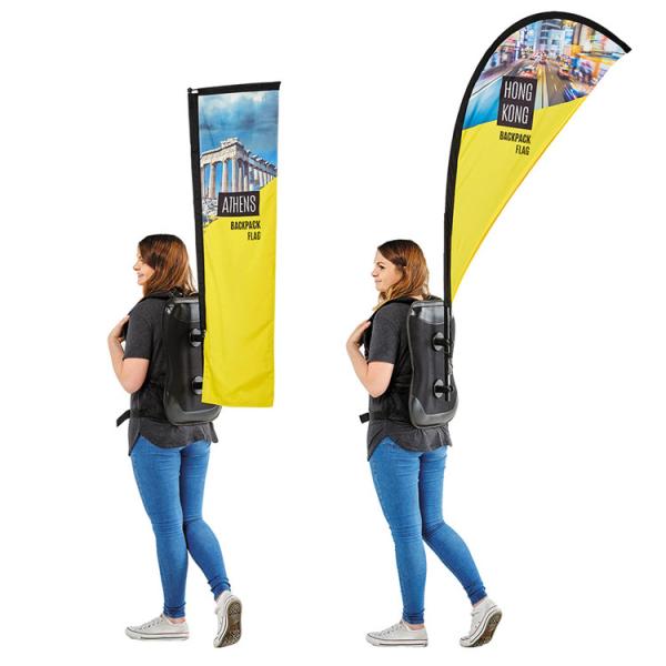 Buy cheap Backpack Polyester Outdoor Teardrop Flags Promotional Teardrop Banners Aluminum Pole from wholesalers