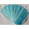 Buy cheap 3 ply Nonwoven Blue white Medical Surgical Face Mask For Bacteria prevention from wholesalers