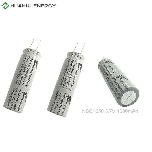 Buy cheap 1000mAh 3.7V 3C Rechargeable Lithium Ion Battery Cell NSC1650 from wholesalers