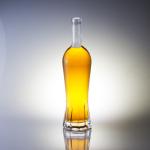 Custom 750ml Glass Bottle Weight Base Material Glass 500ml Glass Liquor Bottle