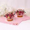 Buy cheap Flower Gift 3d Christmas Cards , Recyclable 3d Pop Up Cards from wholesalers