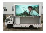 Three Sides PH10 Truck Mobile LED Display , 1R1G1B Mobile LED Screen For