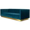 Buy cheap wholesale modern luxury furniture sofa 4 fabric color, classic 3 seat lounge metal base for living room from wholesalers