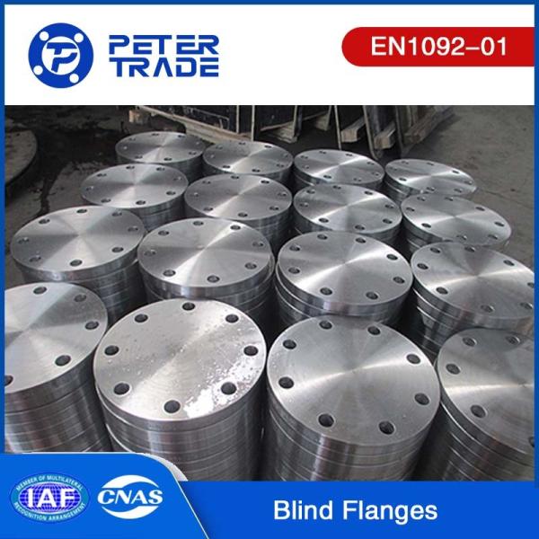 Buy cheap TYPE 05 A105 Carbon Steel Blind Flange EN1092-01 Standards PN10 For Power And Heating Industry from wholesalers